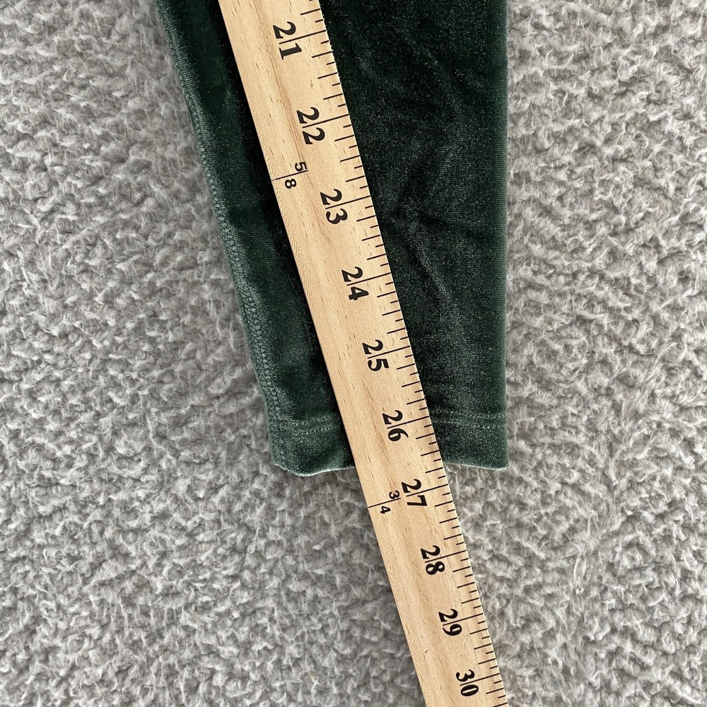 Beyond Yoga Leggings Womens Small Green Velvet High Rise Stretch Activewear USA - Picture 6 of 13